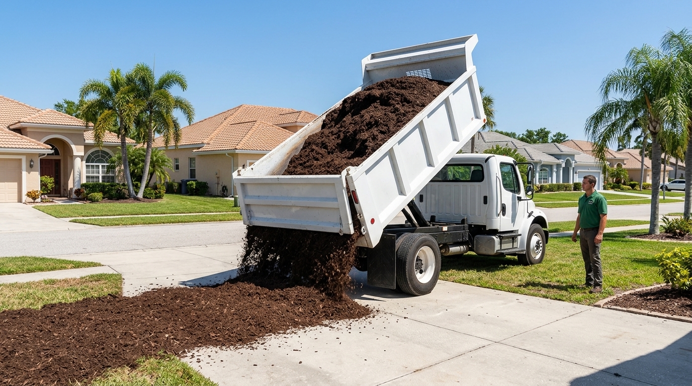 Mulch Delivery in St. Petersburg, Florida